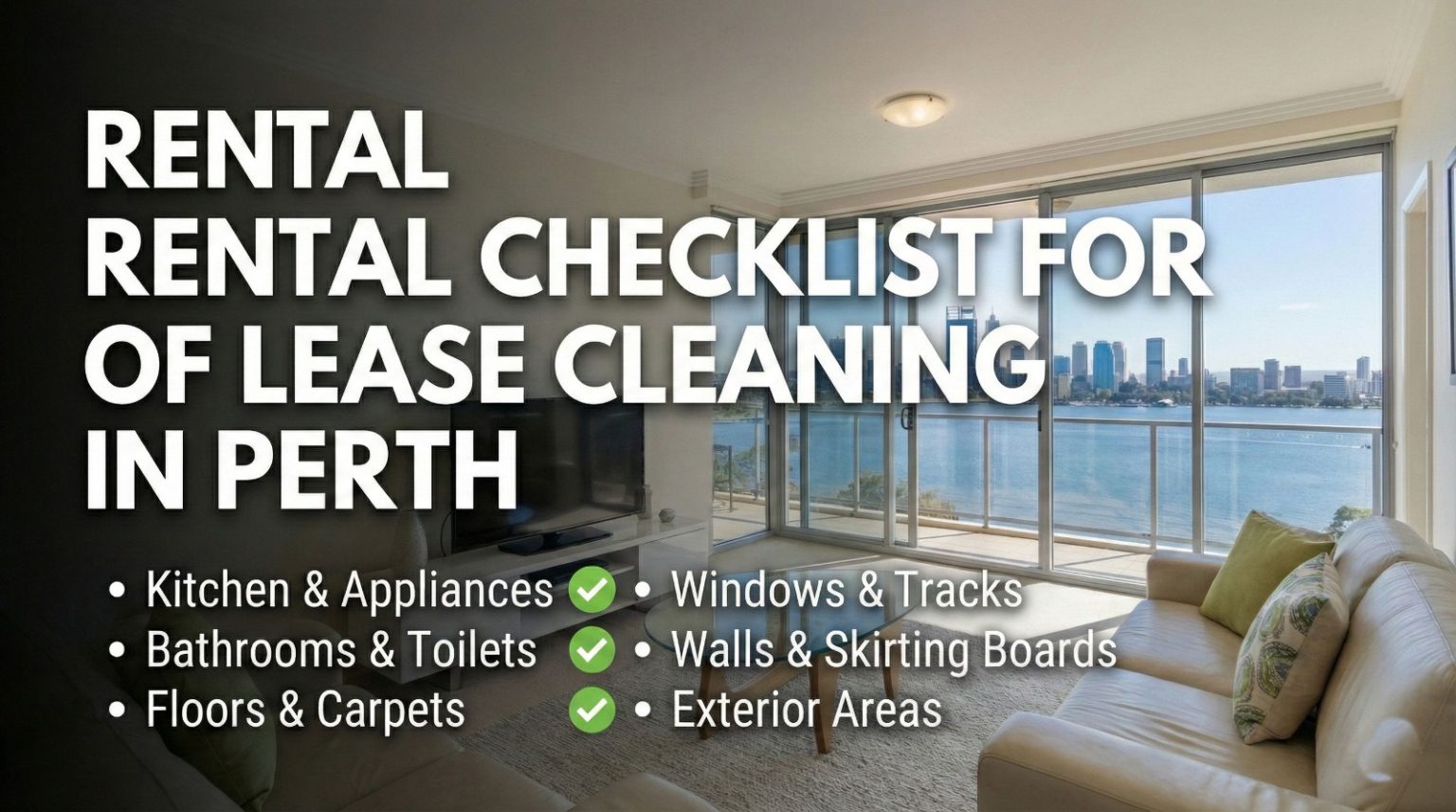 end of lease cleaning in Perth