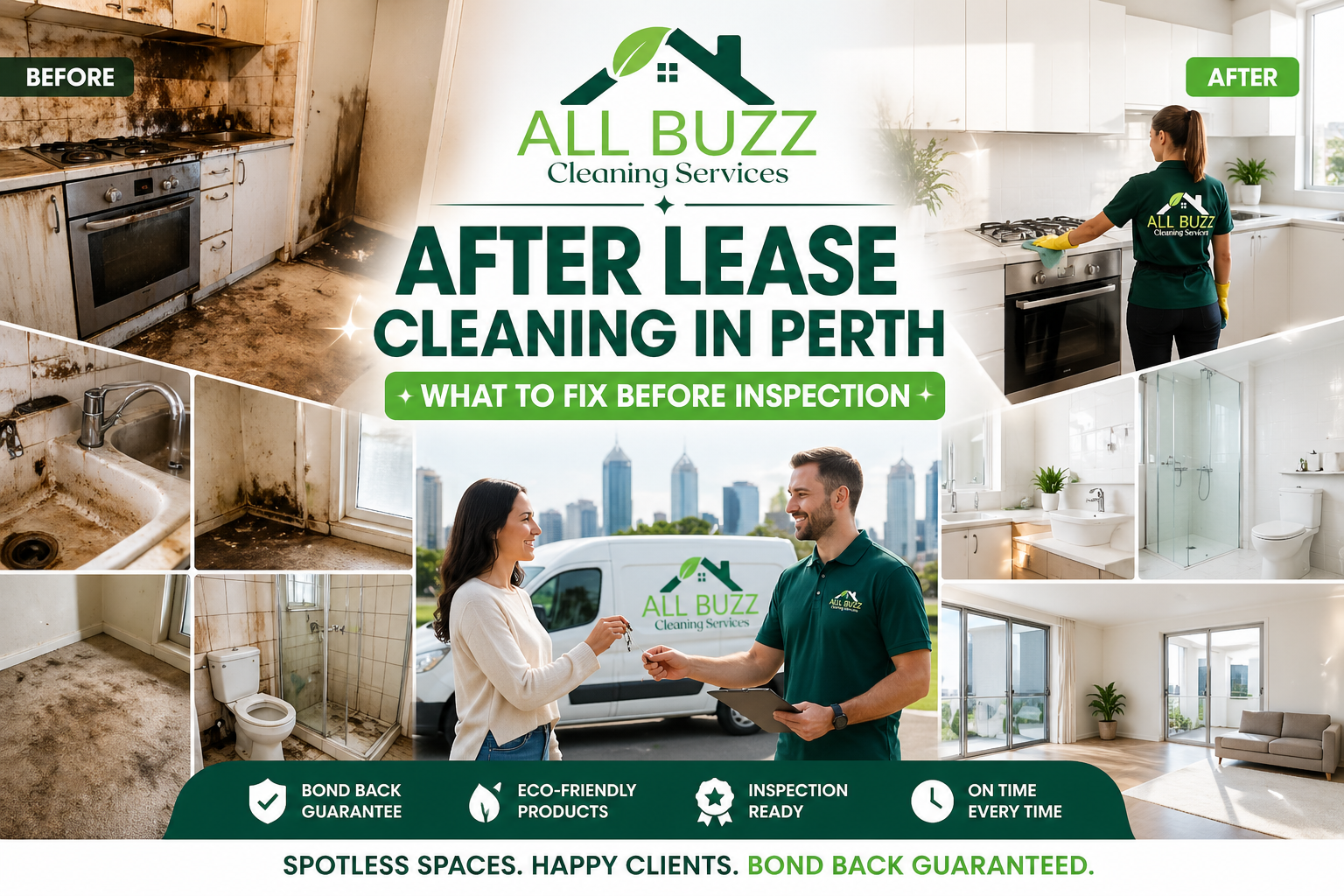 after lease cleaning in Perth
