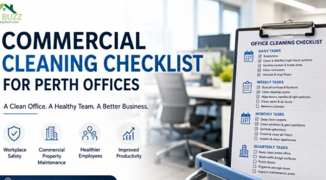 Commercial Cleaning Checklist for Perth Offices