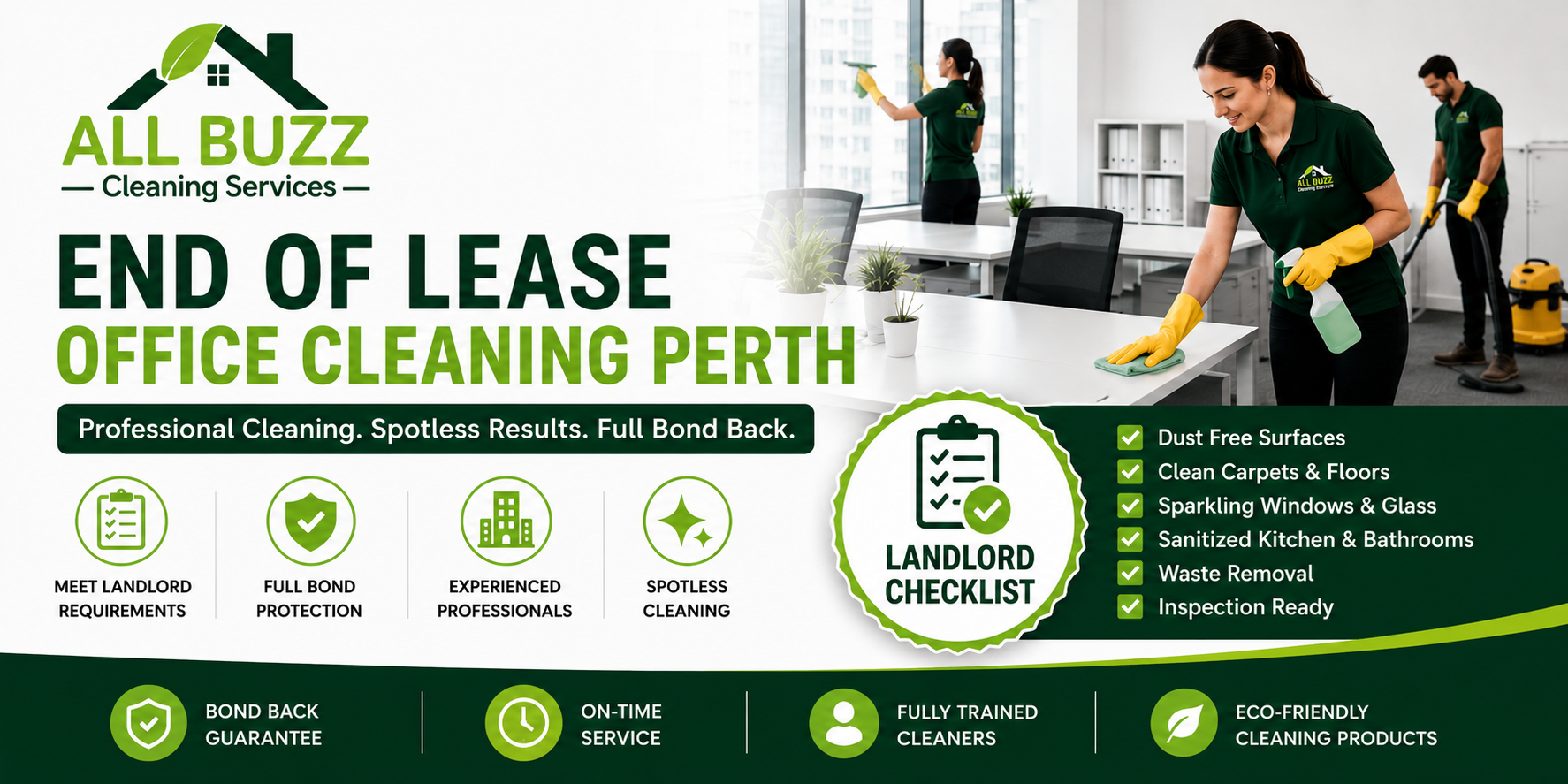 end of lease office cleaning in Perth