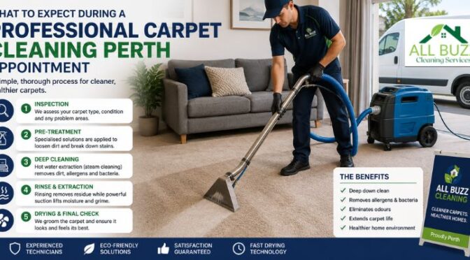 What to Expect During a Professional Carpet Cleaning Perth Appointment