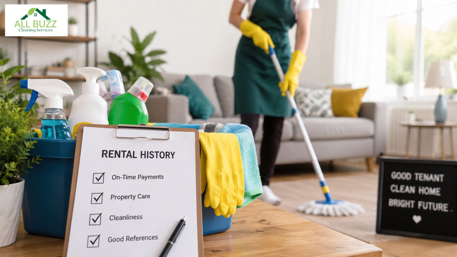 Professional Cleaning Protects Your Rental History and Future References
